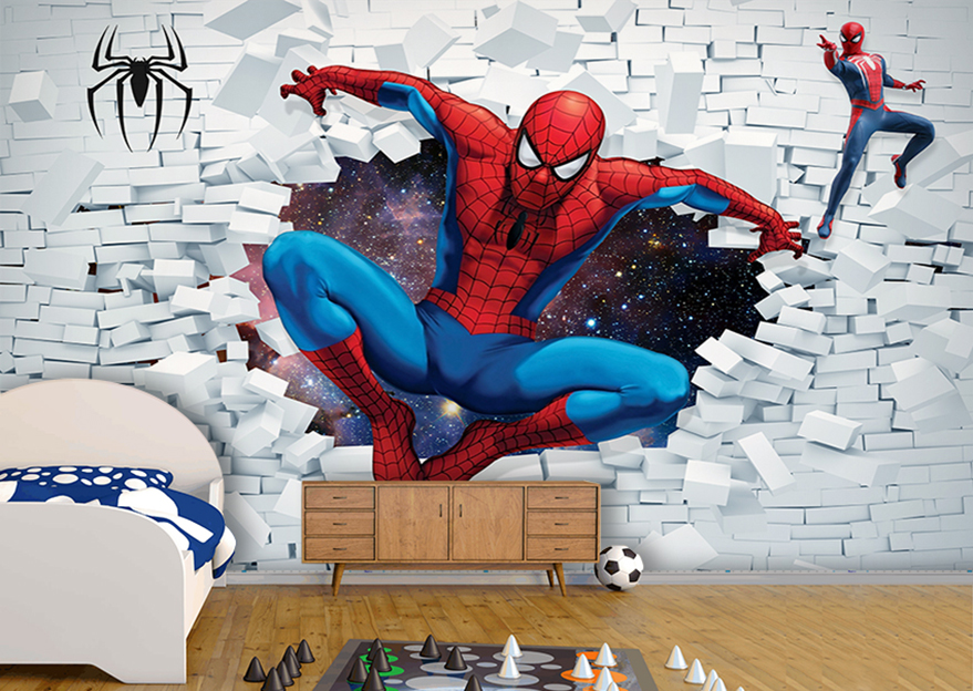 پوستر دیواری سه بعدی طرح اسپایدرمن