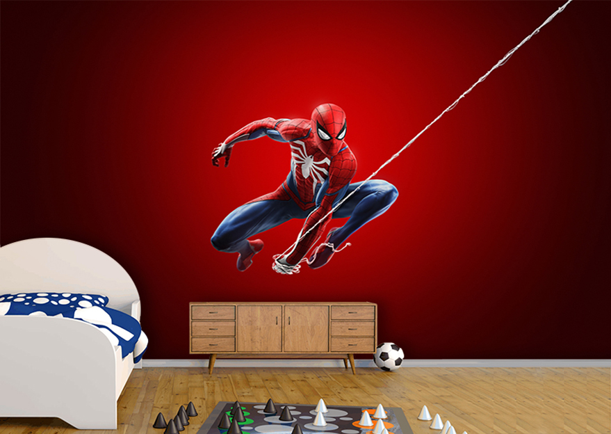 پوستر دیواری سه بعدی مرد عنکبوتی قرمز