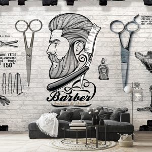 پوستر دیواری ارایشگاه مردانه