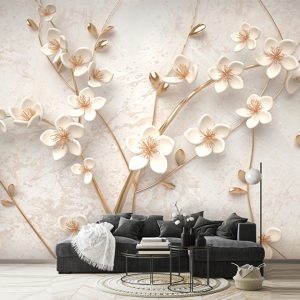 پوستر دیواری اتاق حواب طرح شکوفه