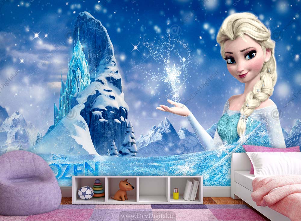 کاغذ دیواری سه بعدی السا