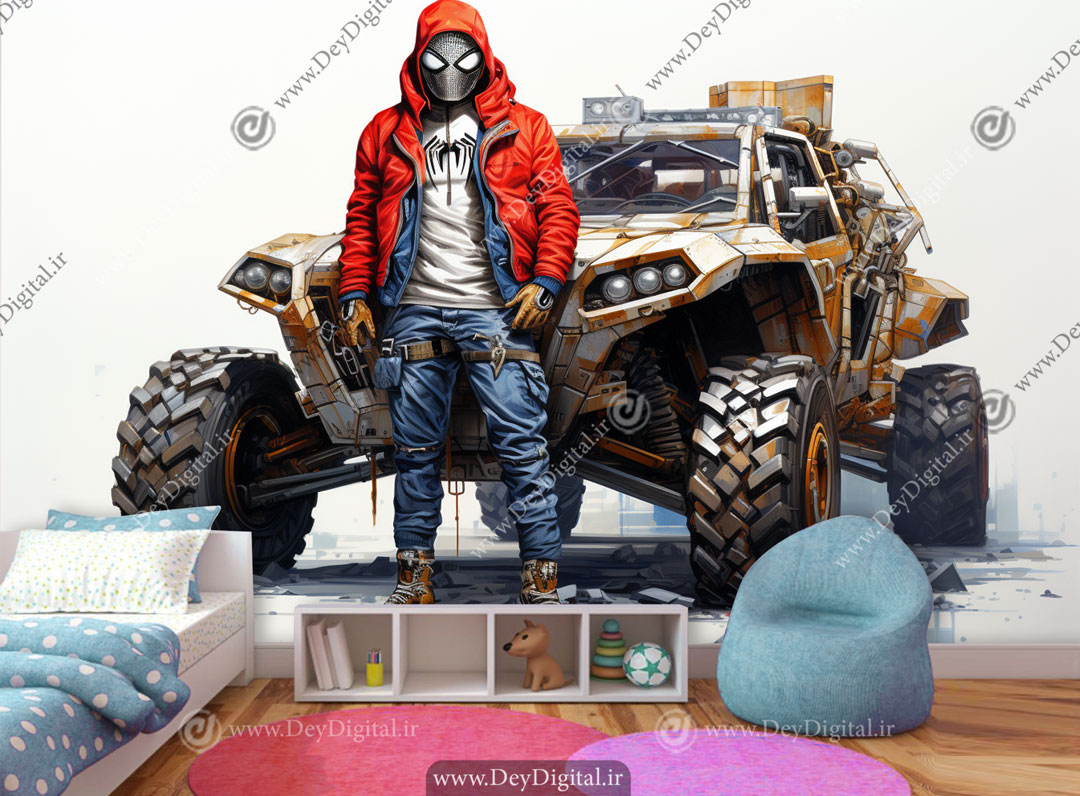 پوستر دیواری اتاق پسر طرح اسپرت