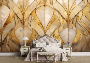 کاغذ دیواری سه بعدی اتاق خواب