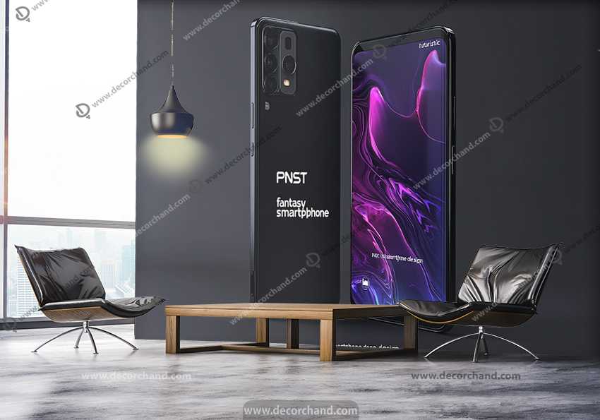 خرید کاغذ دیواری سه بعدی طرح موبایل برای مغازه