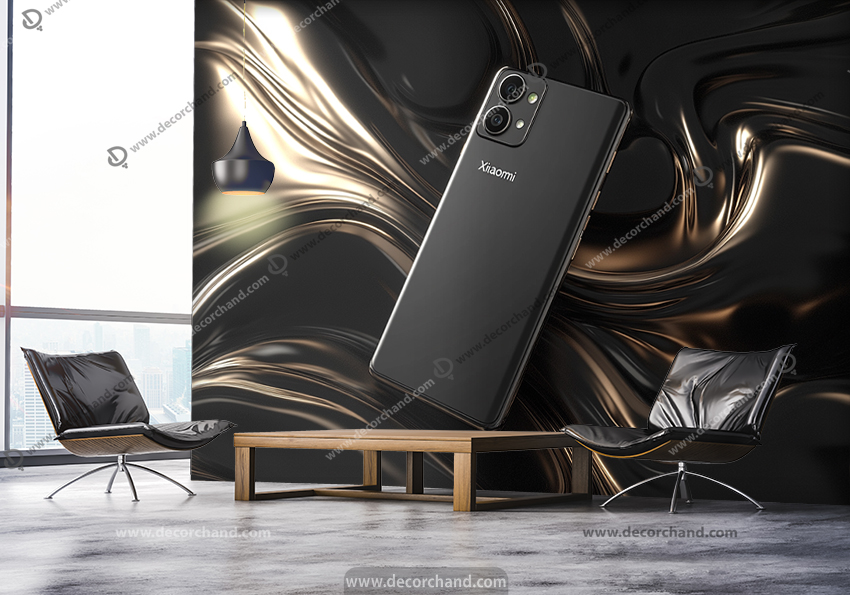 پوستر دیواری موبایل فروشی طرح گوشی شیائومی