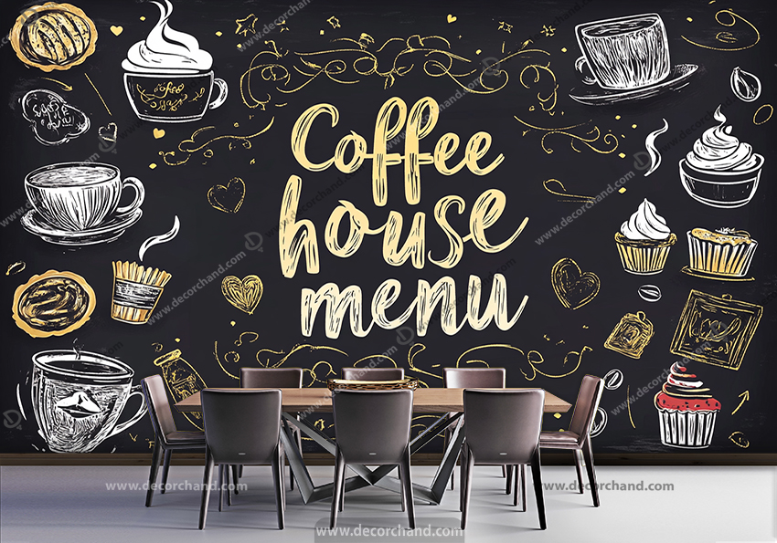 پوستر دیواری برای قهوه فروشی