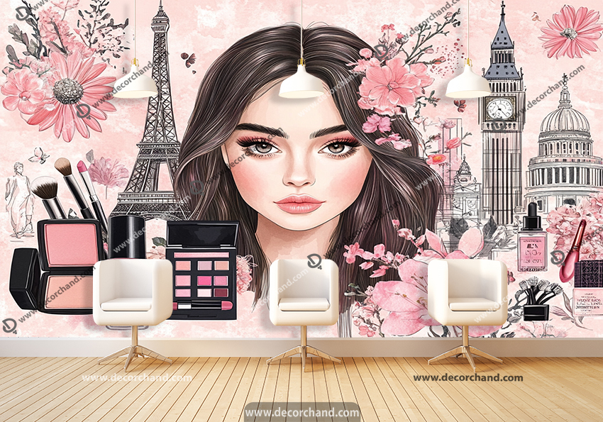 پوستر دیواری فانتزی برای سالن زیبایی