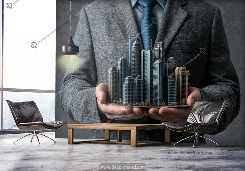 پوستر سه بعدی املاک طرح جدید و خاص