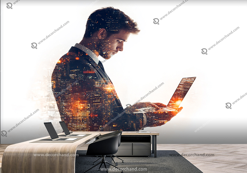 پوستر دیواری سه بعدی مشاور املاک