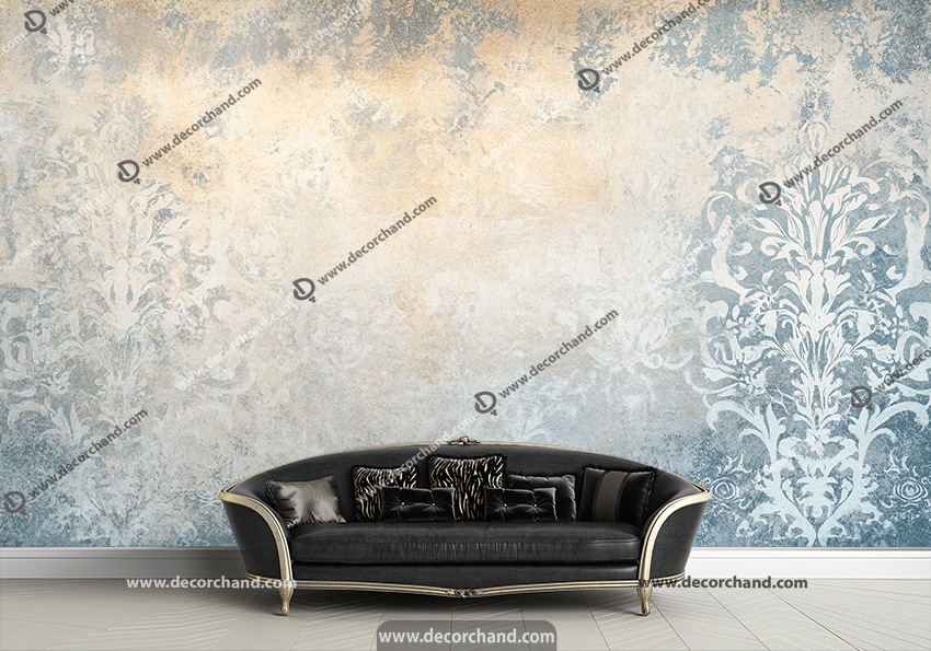 کاغذ دیواری سه بعدی پتینه ای ساده