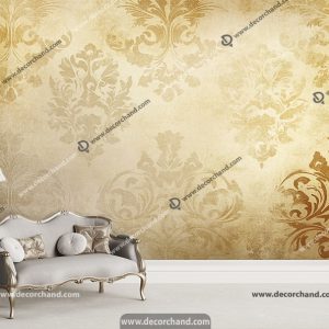 پوستر دیواری پتینه طرح کلاسیک با زمینه روشن