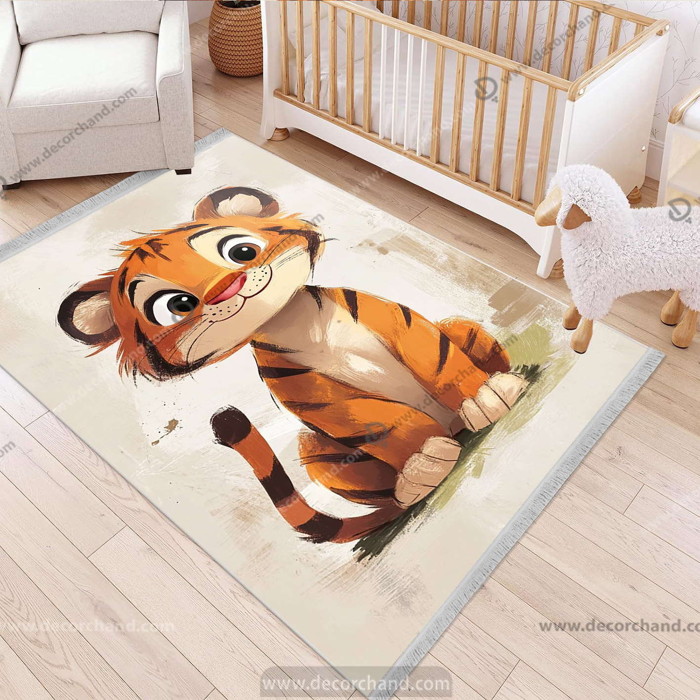 فرش اتاق کودک طرح ببری