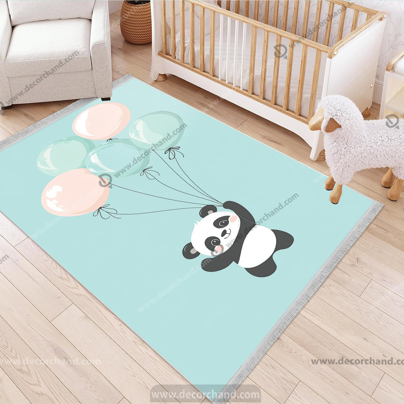 فرشینه اتاق کودک طرح پاند