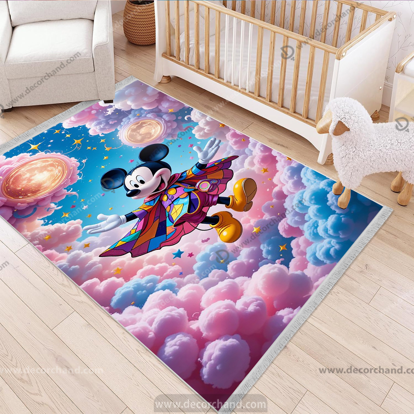 فرش فانتزی طرخ میکی موز