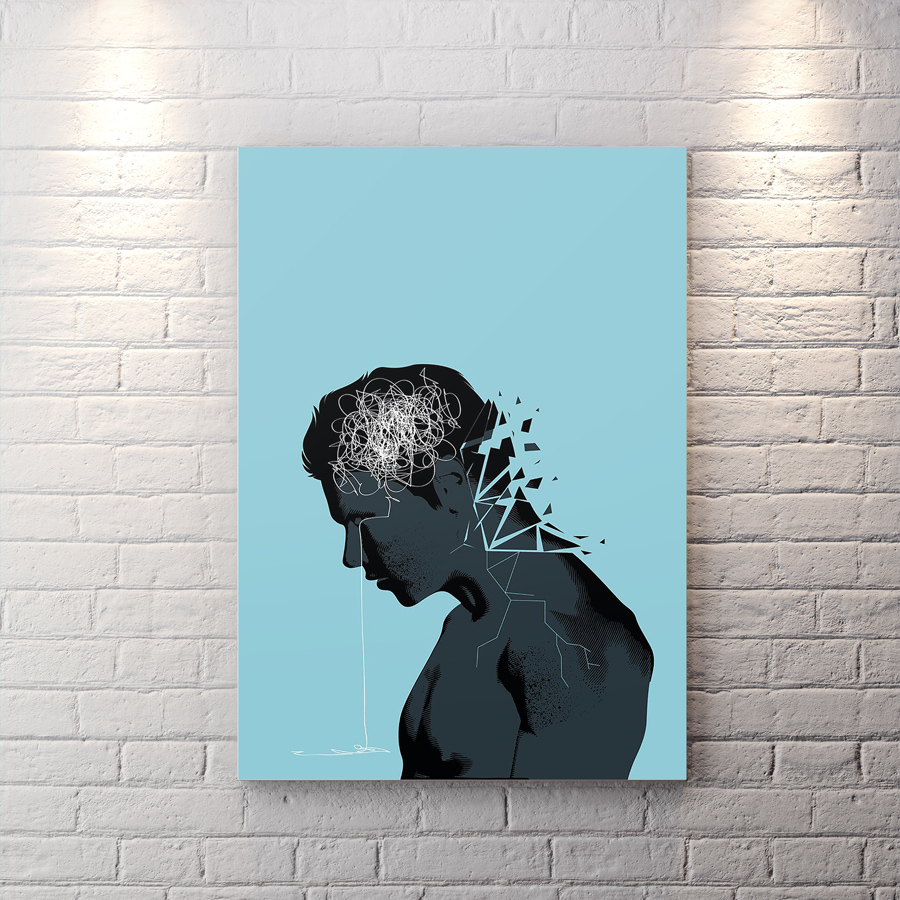 تابلو دکوراتیو روانپزشکی