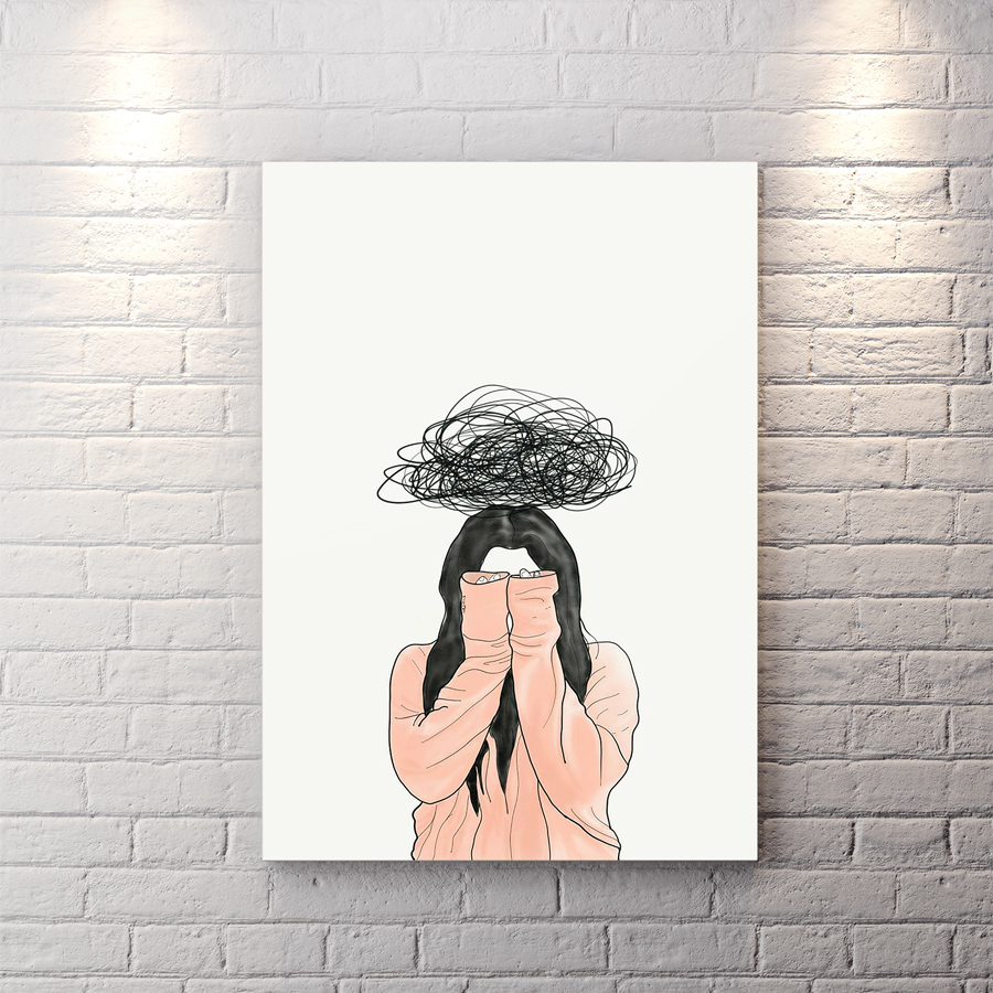 تابلو شاسی دکوراتیو برای مطب روانشناسی