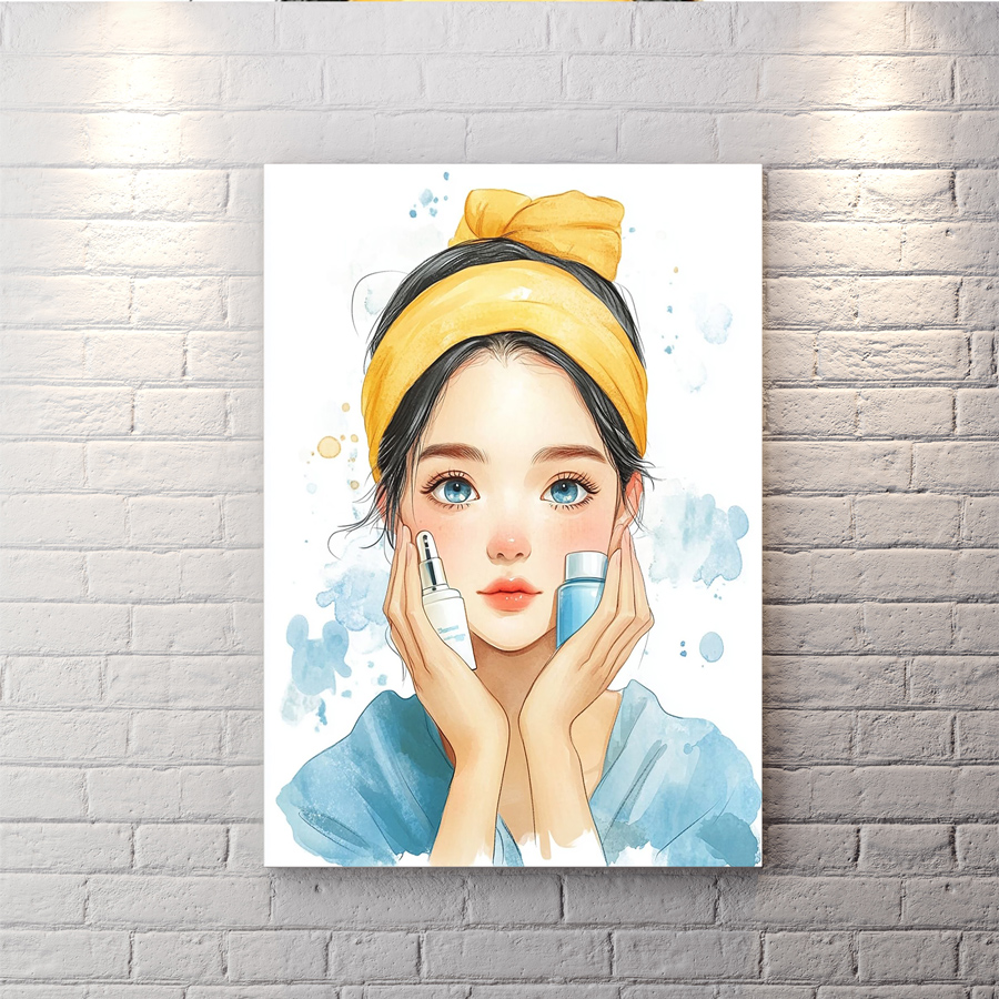 تابلو شاسی دکوراتیو برای مطب پوست ومو