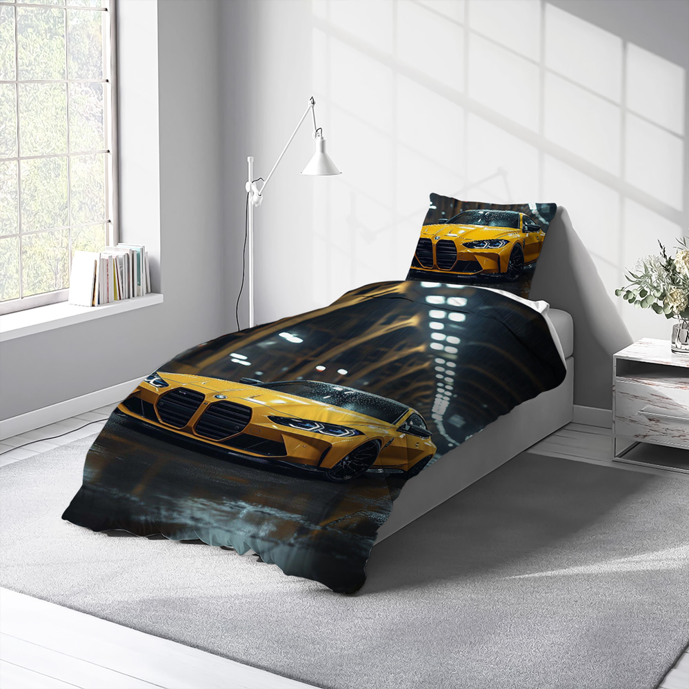 روتختی پسرانه با طرح BMW زرد